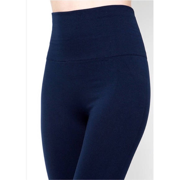 Fleece Lined Tummy Control Leggings - Picture 2 of 4